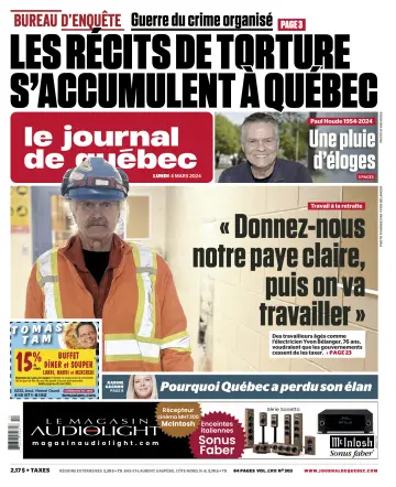 Le Journal de Quebec - 4 Mar 2024