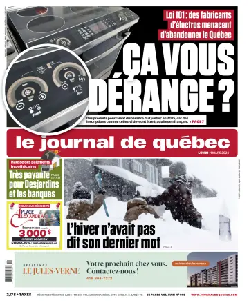 Le Journal de Quebec - 11 Mar 2024