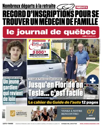 Le Journal de Quebec - 25 Mar 2024