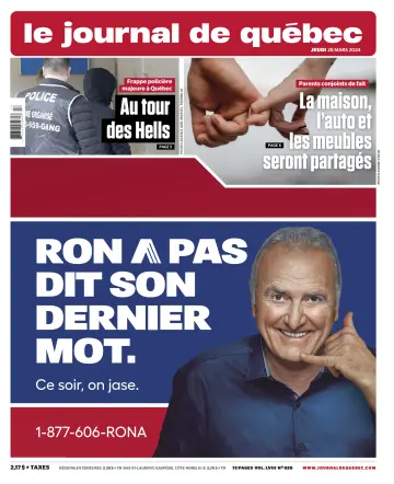 Le Journal de Quebec - 28 Mar 2024