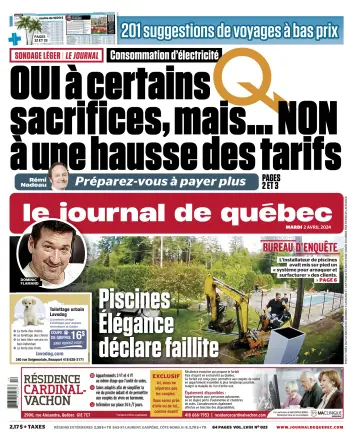 Le Journal de Quebec - 2 Apr 2024