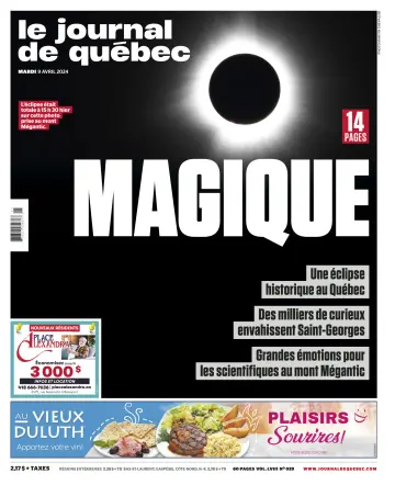 Le Journal de Québec - 09 avr. 2024