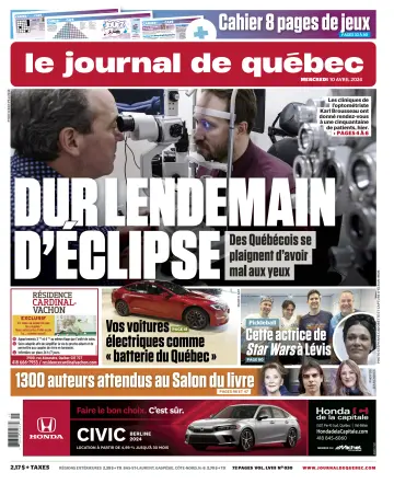 Le Journal de Québec - 10 апр. 2024