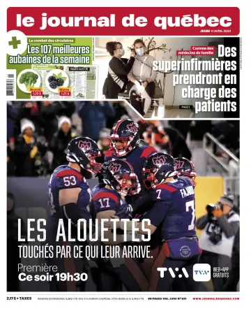 Le Journal de Québec - 11 апр. 2024