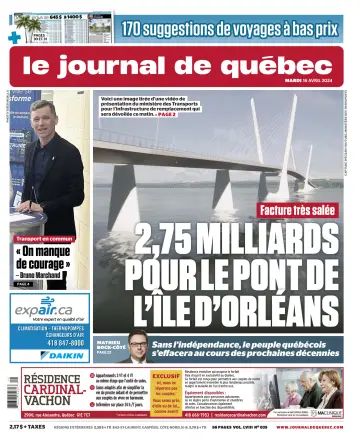Le Journal de Quebec - 16 Apr 2024