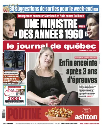 Le Journal de Québec - 26 avr. 2024