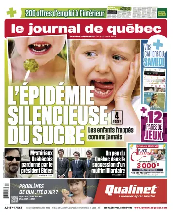 Le Journal de Québec - 27 4월 2024