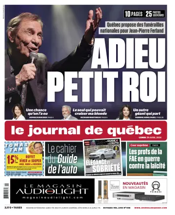 Le Journal de Québec - 29 avr. 2024
