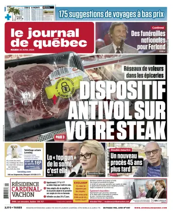 Le Journal de Québec - 30 Aib 2024