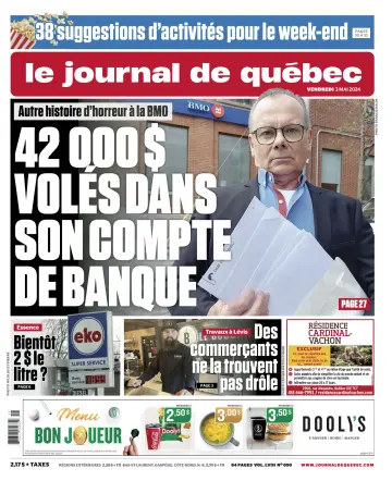 Le Journal de Québec - 3 Ma 2024