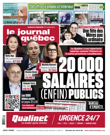 Le Journal de Québec - 11 mayo 2024