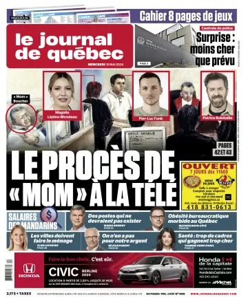 Le Journal de Quebec - 15 May 2024