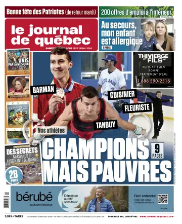 Le Journal de Québec - 18 maio 2024