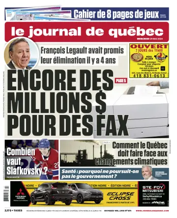 Le Journal de Québec - 29 Ma 2024