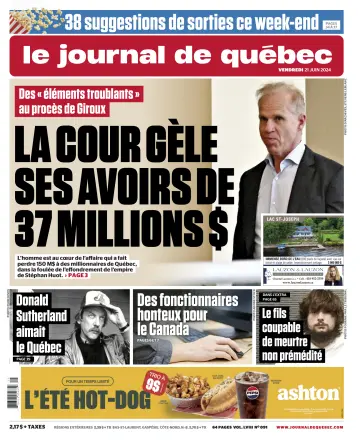 Le Journal de Quebec - 21 Jun 2024