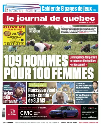 Le Journal de Quebec - 26 Jun 2024