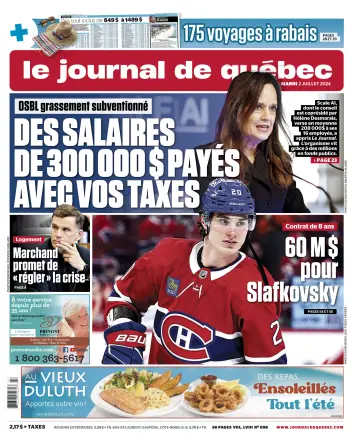 Le Journal de Quebec - 2 Jul 2024