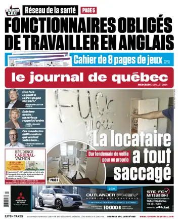 Le Journal de Quebec - 3 Jul 2024