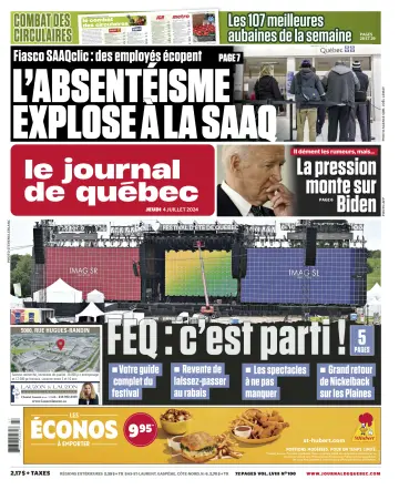 Le Journal de Quebec - 4 Jul 2024