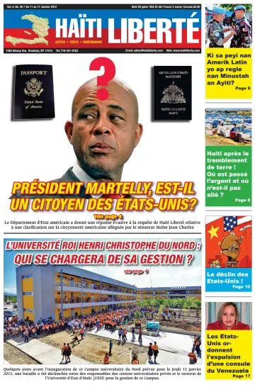 Haiti Liberte - 11 Jan 2012