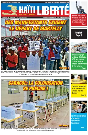 Haiti Liberte - 17 Oct 2012