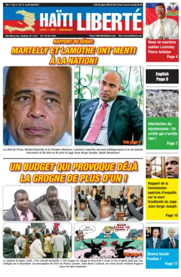 Haiti Liberte - 14 Aug 2013