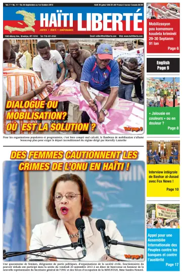 Haiti Liberte - 25 Sep 2013