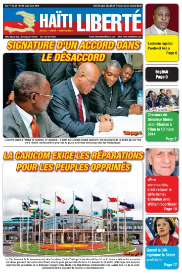 Haiti Liberte - 19 Mar 2014