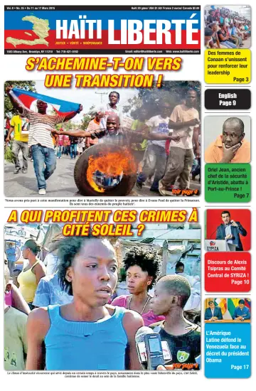 Haiti Liberte - 11 Mar 2015