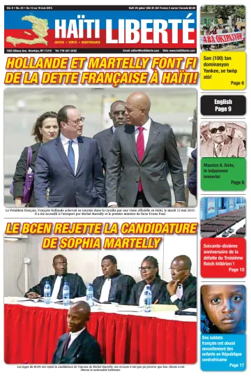 Haiti Liberte - 13 May 2015