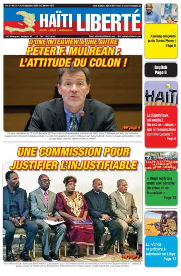 Haiti Liberte - 30 Dec 2015