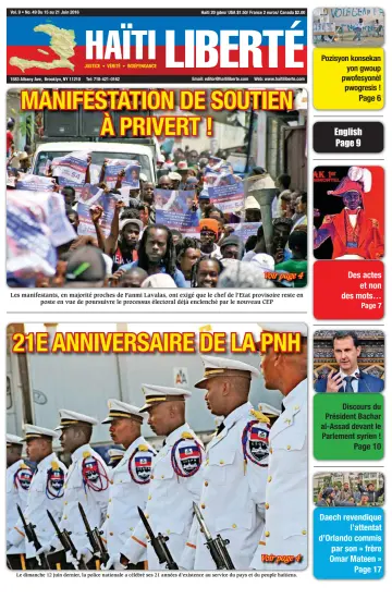 Haiti Liberte - 15 Jun 2016