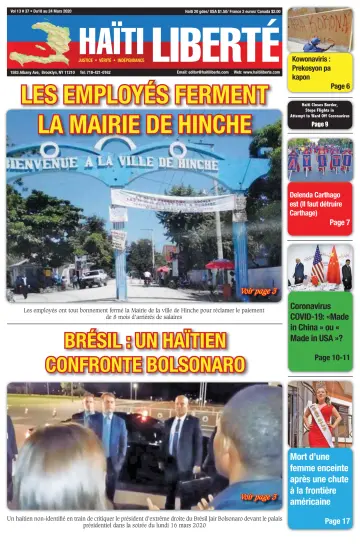 Haiti Liberte - 18 Mar 2020