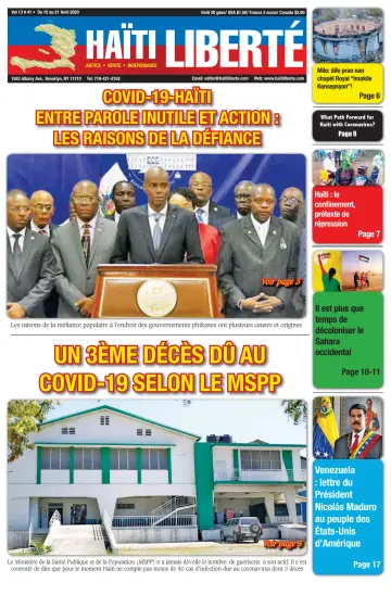 Haiti Liberte - 15 Apr 2020
