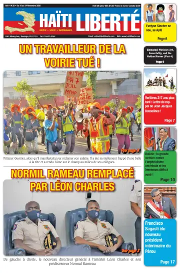 Haiti Liberte - 18 Nov 2020
