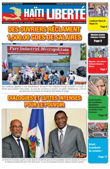 Haiti Liberte - 9 Feb 2022