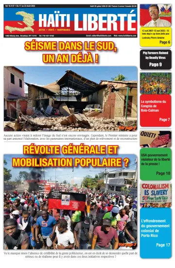 Haiti Liberte - 17 Aug 2022