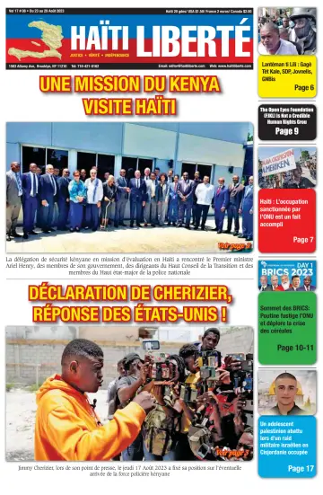 Haiti Liberte - 23 Aug 2023