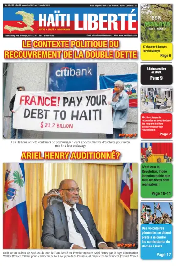 Haïti Liberté - 27 十二月 2023