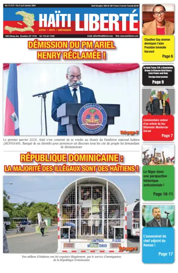 Haïti Liberté - 03 janv. 2024