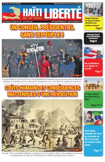 Haïti Liberté - 10 abril 2024