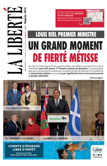 La Liberté - 29 十一月 2023
