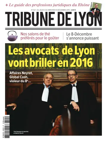 La Tribune de Lyon - 3 Dec 2015