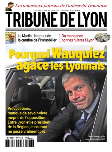 La Tribune de Lyon - 1 Dec 2016