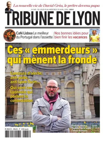 La Tribune de Lyon - 19 Apr 2018