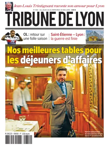 La Tribune de Lyon - 24 May 2018