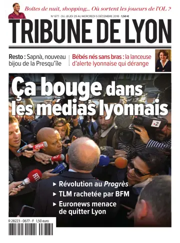 La Tribune de Lyon - 29 Nov 2018