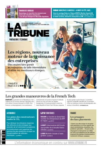 La Tribune Hebdomadaire - 26 Sep 2019