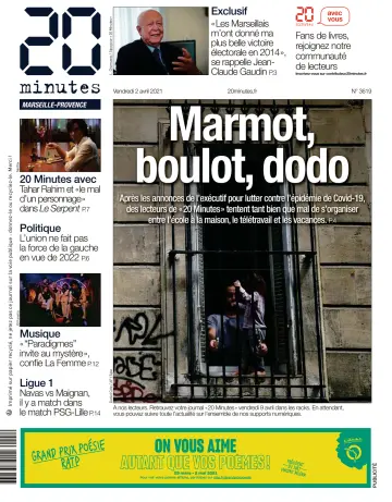 20 Minutes (Marseille) - 2 Apr 2021