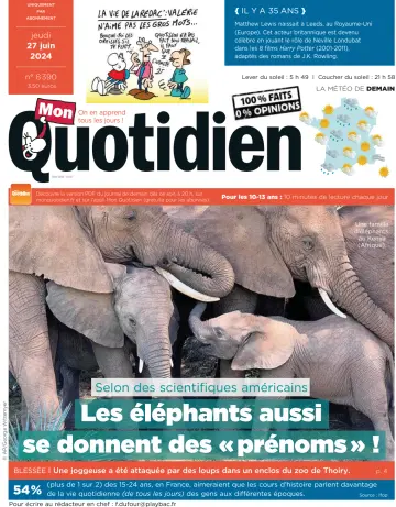 Mon Quotidien - 27 六月 2024